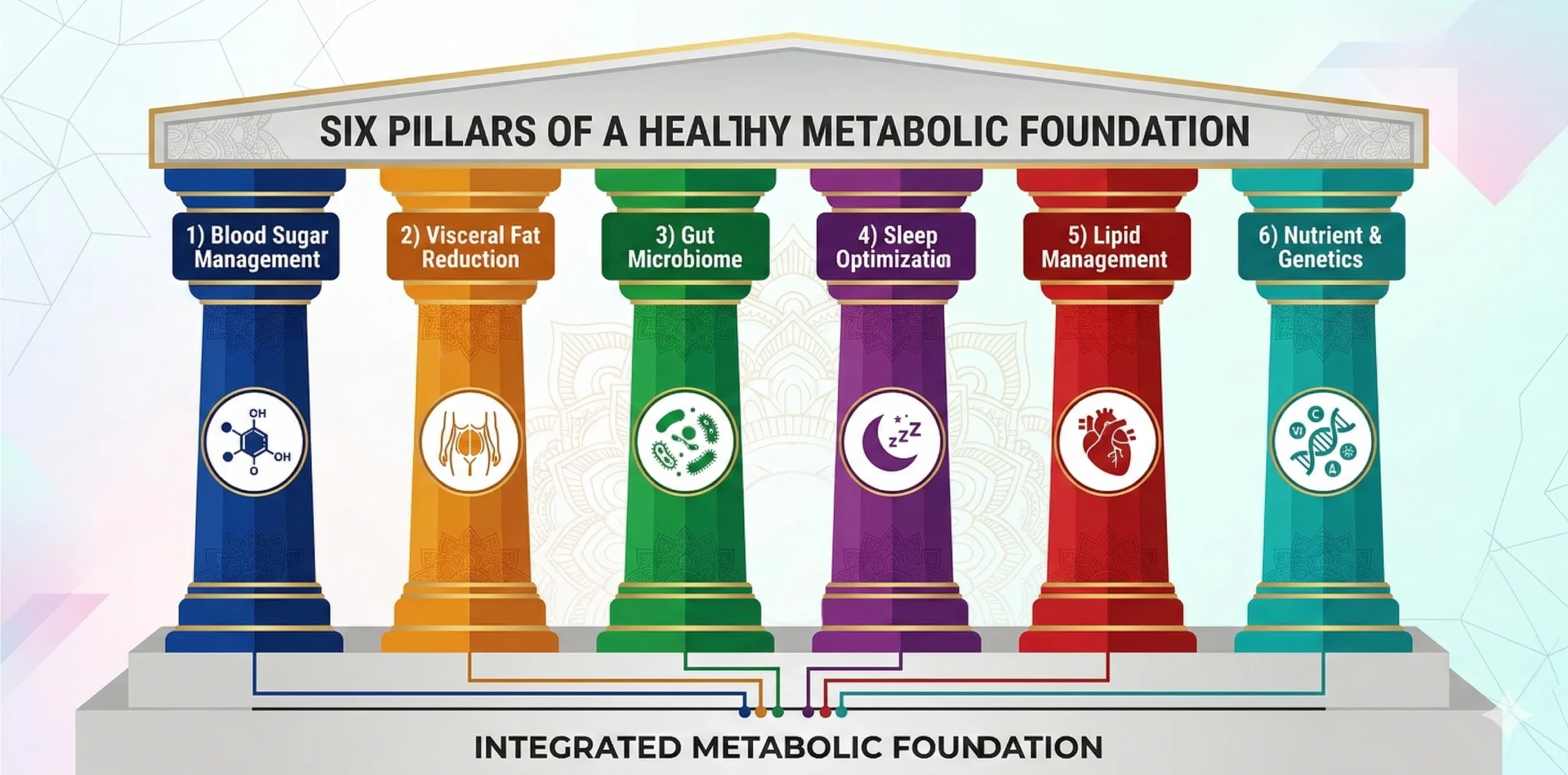 Six Pillars of Metabolic Health Restoration - Integrated Framework